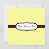 コーヒーハウス 招待状 (正面)