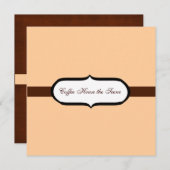 コーヒーハウス 招待状 (正面/裏面)