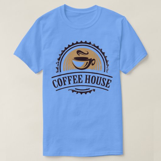 コーヒーハウス Tシャツ (デザイン正面)