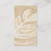 コーヒーハートの芸術は1つを自由得ます ロイヤリティカード (正面)