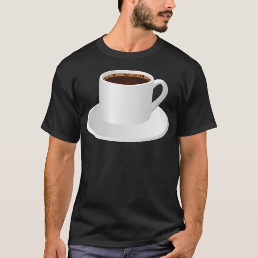コーヒーハート中毒 Tシャツ (正面)