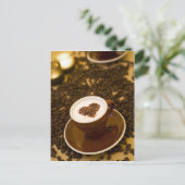 コーヒーハート ポストカード (スタンド正面)