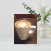 コーヒーハート ポストカード (スタンド正面)