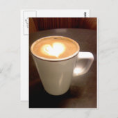 コーヒーハート ポストカード (正面/裏面)