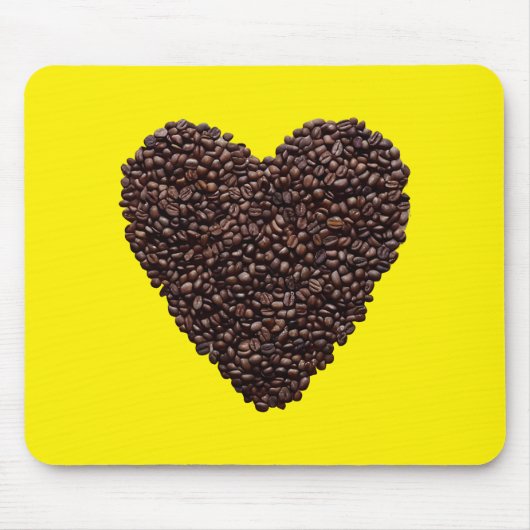コーヒーハート マウスパッド (正面)