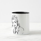コーヒーハumor | 笑える サーカスティックな引用 マグカップ (中央)