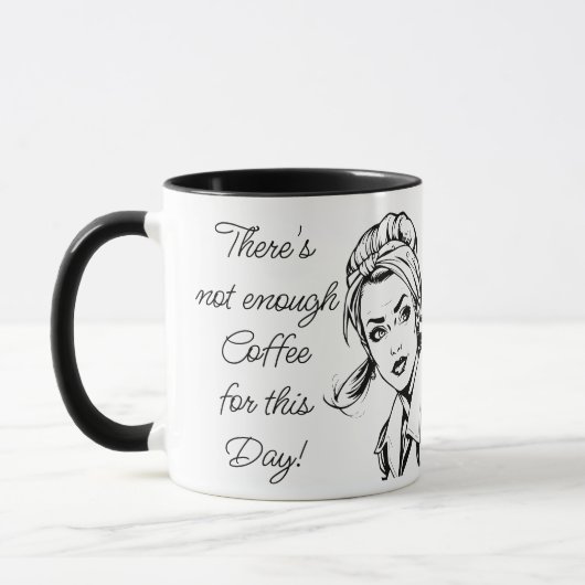 コーヒーハumor | 笑える サーカスティックな引用 マグカップ (左)