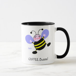 コーヒーバズ(昆虫)マルハナバチカフェインアディクトカおもしろいッ マグカップ
