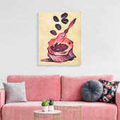 コーヒーバッグ キャンバスプリント (インサイチュ (リビング))