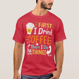 コーヒーバリスタコーヒー恋人2 Tシャツ