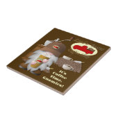 コーヒーバリスタ格言 タイル (側面)