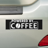 コーヒーバンパーシールで動く バンパーステッカー (車上)