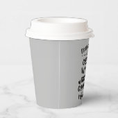 コーヒーバーおもしろいワードアート 紙コップ (右)