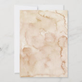 コーヒーバースデーパーティーイラストレーション 招待状 (裏面)