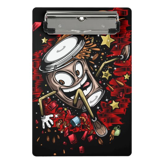 コーヒーバースト ミニクリップボード (正面)