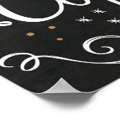 コーヒーバー標識 ポスター (角)