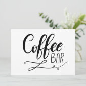 コーヒーバー | シンプル カジュアル 手書きスクリプト (スタンド正面)