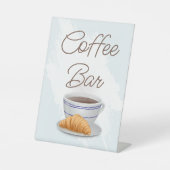 コーヒーバー ブライダルシャワー 台座サイン (正面)