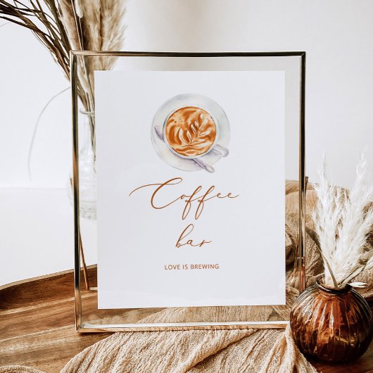 コーヒーバー ラブが醸造中 ポスター