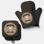 コーヒーバー 鍋つかみ&鍋敷きセット (正面/裏面)