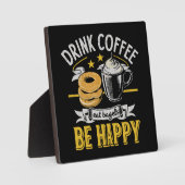 コーヒーバ食べグルが幸せになる フォトプラーク (正面)