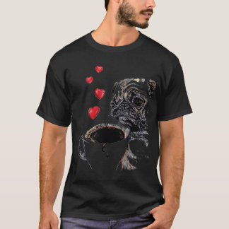 コーヒーパグ ライフハプンズ コーヒーヘルプス ラブティーピース Tシャツ