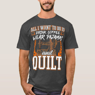 コーヒーパジャマとキルティング Tシャツ