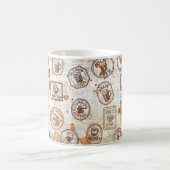 コーヒーパスポートヴィンテージスタンプ コーヒーマグカップ (中央)