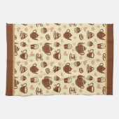 コーヒーパターンキッチンタオル キッチンタオル (横)