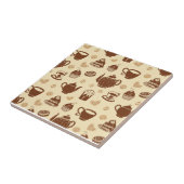 コーヒーパターンセラミックタイル タイル (側面)