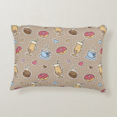 コーヒーパターン アクセントクッション (裏面)