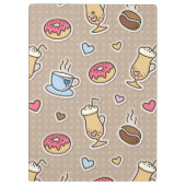 コーヒーパターン クリップボード (裏面)