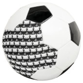 コーヒーパターン サッカーボール (3/4)