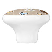 コーヒーパターン セラミックノブ (側面)