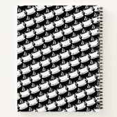 コーヒーパターン ノートブック (裏面)