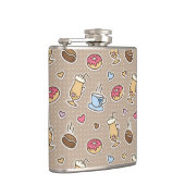 コーヒーパターン フラスク (右)