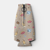 コーヒーパターン ボトルクーラー (裏面)