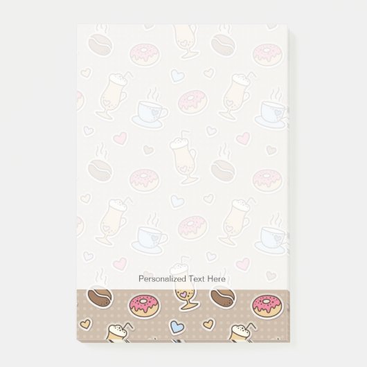 コーヒーパターン ポストイット (正面)