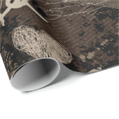 コーヒーパターン ラッピングペーパー (ロールコーナー)