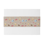 コーヒーパターン 招待状ベリーバンド (裏面例)