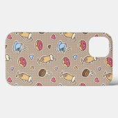 コーヒーパターン Case-Mate iPhoneケース (裏面 (横))
