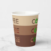 コーヒーパワー（緑） 紙コップ (左)