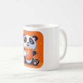 コーヒーパンダ:かわいらしさ過負荷 コーヒーマグカップ (正面右)