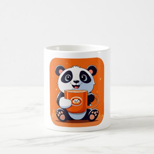 コーヒーパンダ:かわいらしさ過負荷 コーヒーマグカップ (中央)