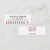 コーヒーパンチカード ロイヤリティカード (正面/裏面)