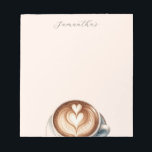 コーヒーパーソナライズされたをテーマにしたメモ帳(ラテ付き) ノートパッド<br><div class="desc">Coffee-Themed Notepadを使用して、日々のノートにインスパイアコーヒーの魅力のtouchを追加しパーソナライズされたて整理する。ラテの水彩イラストレーションとハート状の泡が楽しめるメモ帳は、コーヒー愛好家に最適。自分カスタマイズの名前やパーソナライズされた挨拶を添えて。各ページは高品質紙で作ら書れ、スムーズな表面を提供し、リマインダー、To-Doリスト、または心のこもったメッセージをジョッティングするのに最適。家庭、オフィス、または思いやりある贈り物として、このメモ帳は実用性とスタイリッシュ居心地の良いコーヒーハウスの雰囲気を兼ね備えている。今すぐメモパーソナライズされた帳を注文し楽しむて、すべてのノートで機能とアーティスティックのブレンドを書注文する。愛を作素晴らしる醸造テーマブライダルシャワーギフトは、一致するアイテムを探す？Love Is Brewing Coffeeブライダルシャワーコレクションを参照する： www.zazzle.com/collections/love_is_brewing_coffee_bridal_shower_theme-119790365046617117もしあなたが探しているものを見ていない、私にメッセージ。私はいつも嬉し救済い!もっとコーヒーブライダルシャワーテーマアイディアは？オンラインで私たちを見つけるために'愛は醸造ブライダルシャワーを教える'と言う。</div>