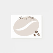 コーヒーパーソナライズされた豆のローストとポストイット®ノート ポストイット (正面)