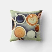 コーヒーパーティーの枕を持とう クッション (裏面)