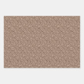 コーヒーパーティーギフト包装紙セット3 ラッピングペーパーシート (正面3)