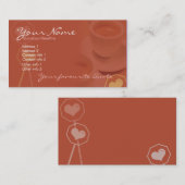 コーヒービジネスおよびパーソナルカード#02 名刺 (正面/裏面)